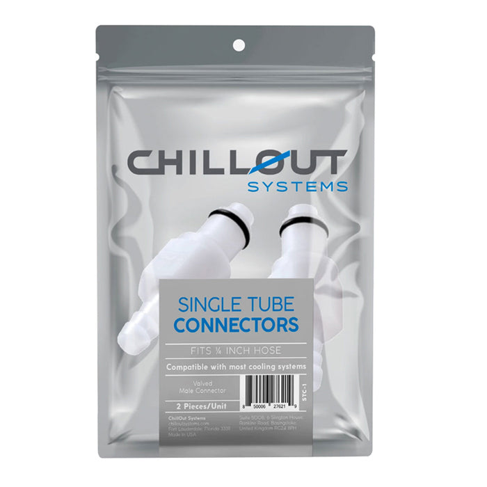 Chillout Systems Single Tube Connectors packaging