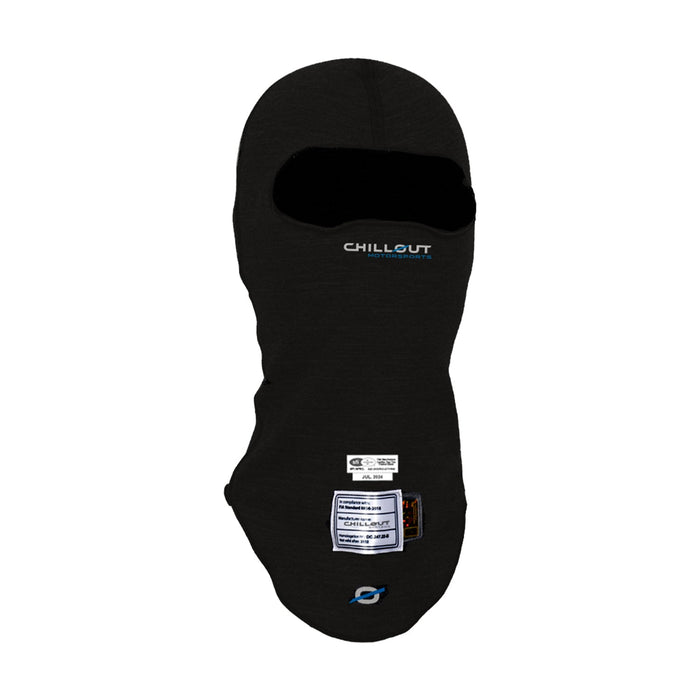 Chillout Motorsports Pro Sport Dual Layer Flame Resistant Balaclava with thermo-regulating tech for motorsport